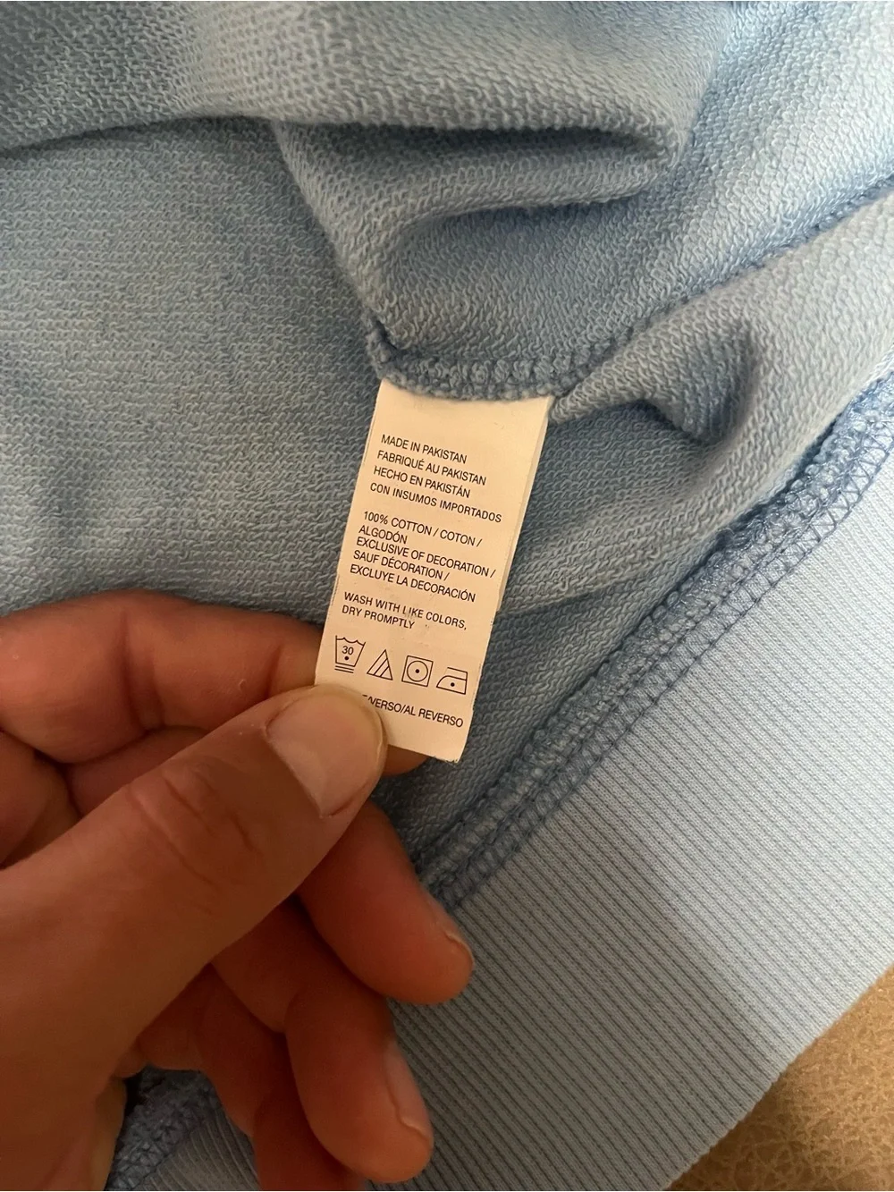 Izod Light Blue Full-Zip Hoodie with Hood size xl